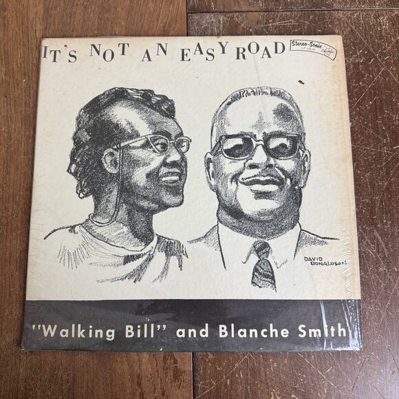 Walking Bill‎ & Blanche Smith It's not an Easy Road Vintage Gospel Vinyl Record - Picture 1 of 4